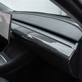 Dry Carbon Fiber Upper Dash Overlay for Model 3 / Y - Tesery Official Store