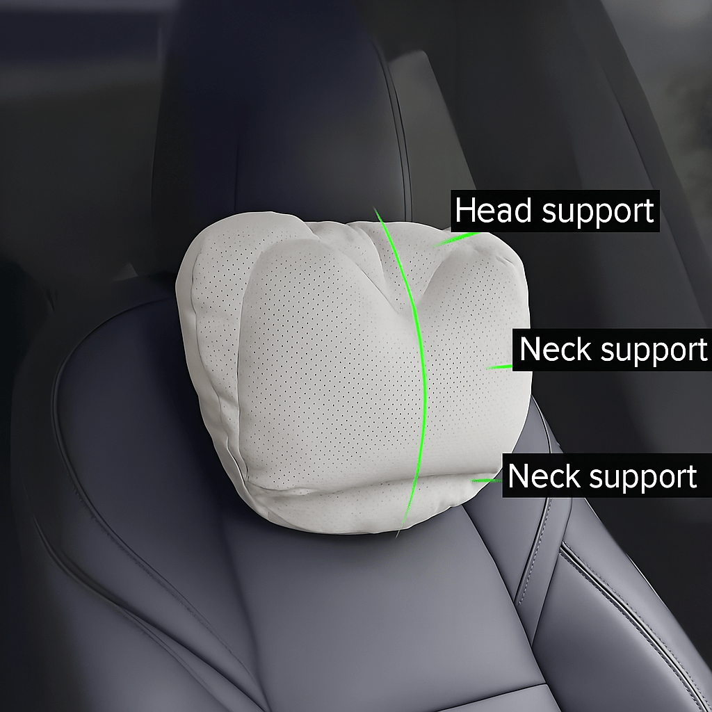 Dual - Layer Pressure Relief Headrest for Tesla Model 3/Y/S/X - Tesery Official Store