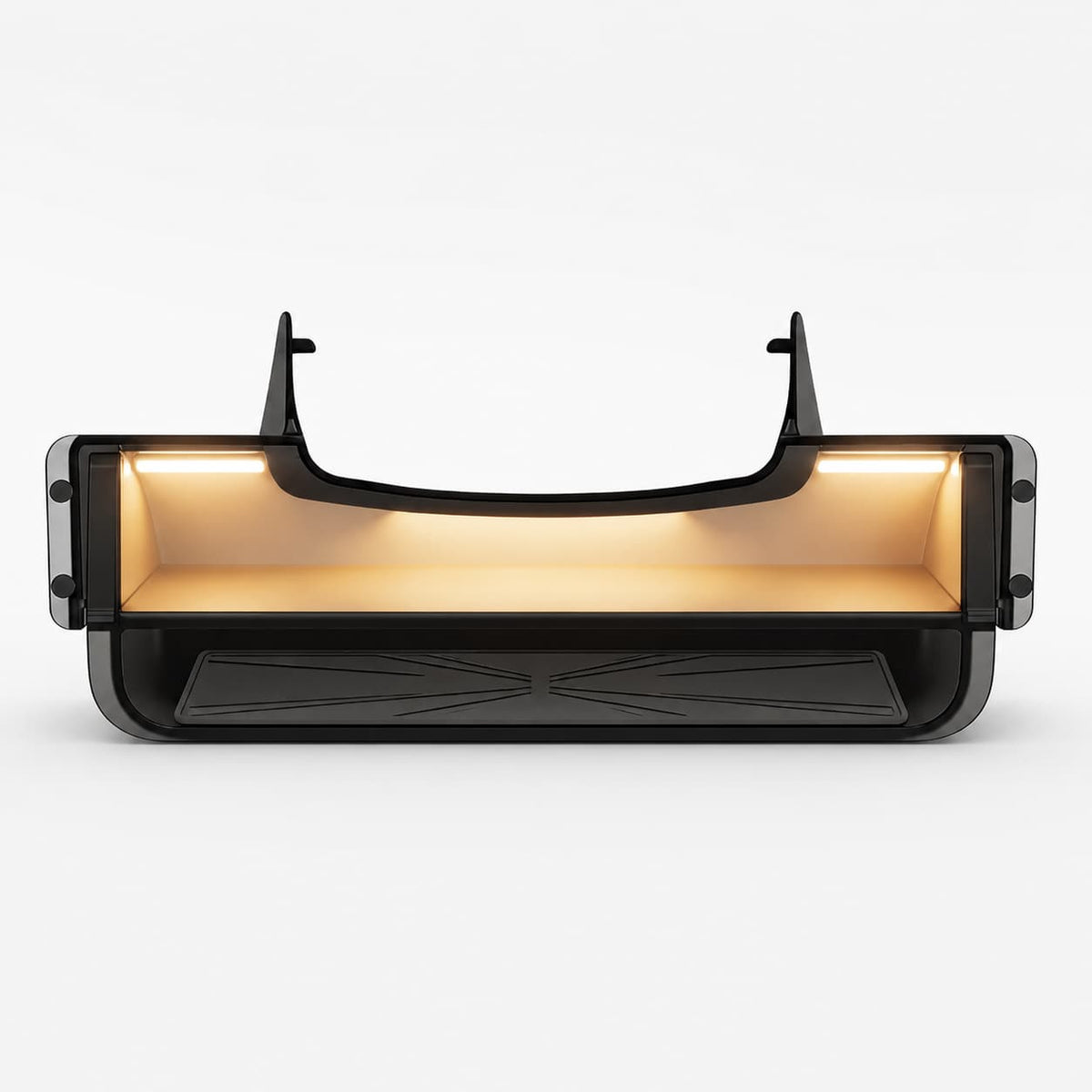Dual-Layer Tray Under Screen Storage Box with LED Light for Model 3 Highland / Y Juniper - Tesery Official Store