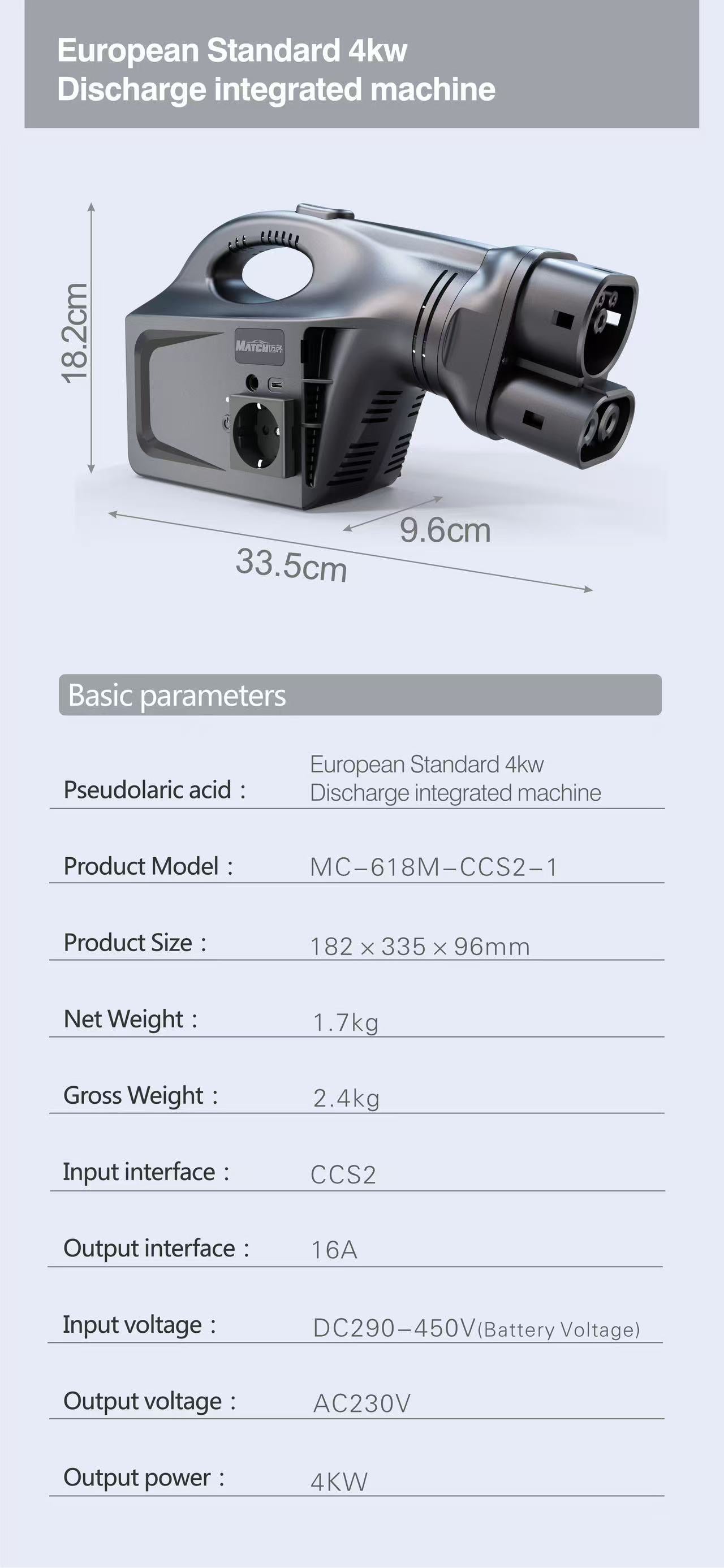 EV Discharger machine for Model Y/ 3/ X/S, protable V2L for oudoor and camping - Tesery Official Store