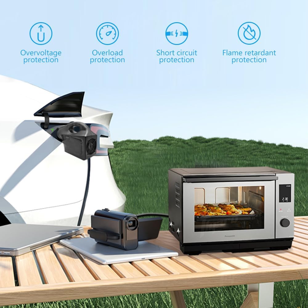 EV Discharger machine for Model Y/ 3/ X/S, protable V2L for oudoor and camping - Tesery Official Store