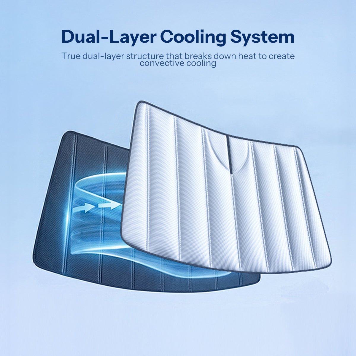 Foldable Front Windshield Sunshade for Model 3 & Model Y - Tesery Official Store