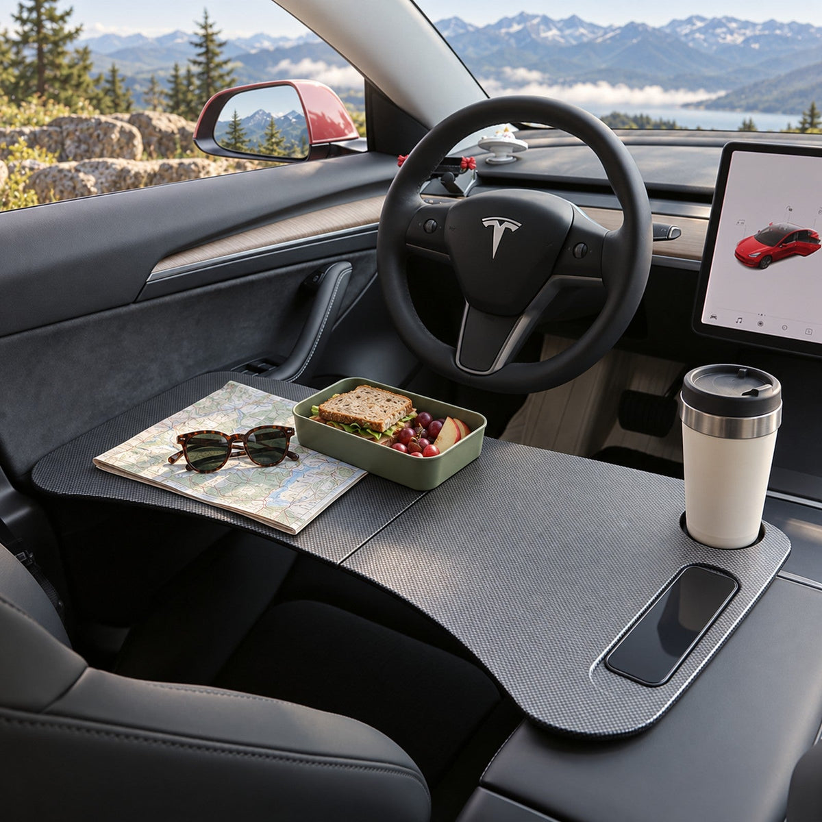 Foldable Laptop Working Desk for Model 3 / Model Y | TESERY - Tesery Official Store