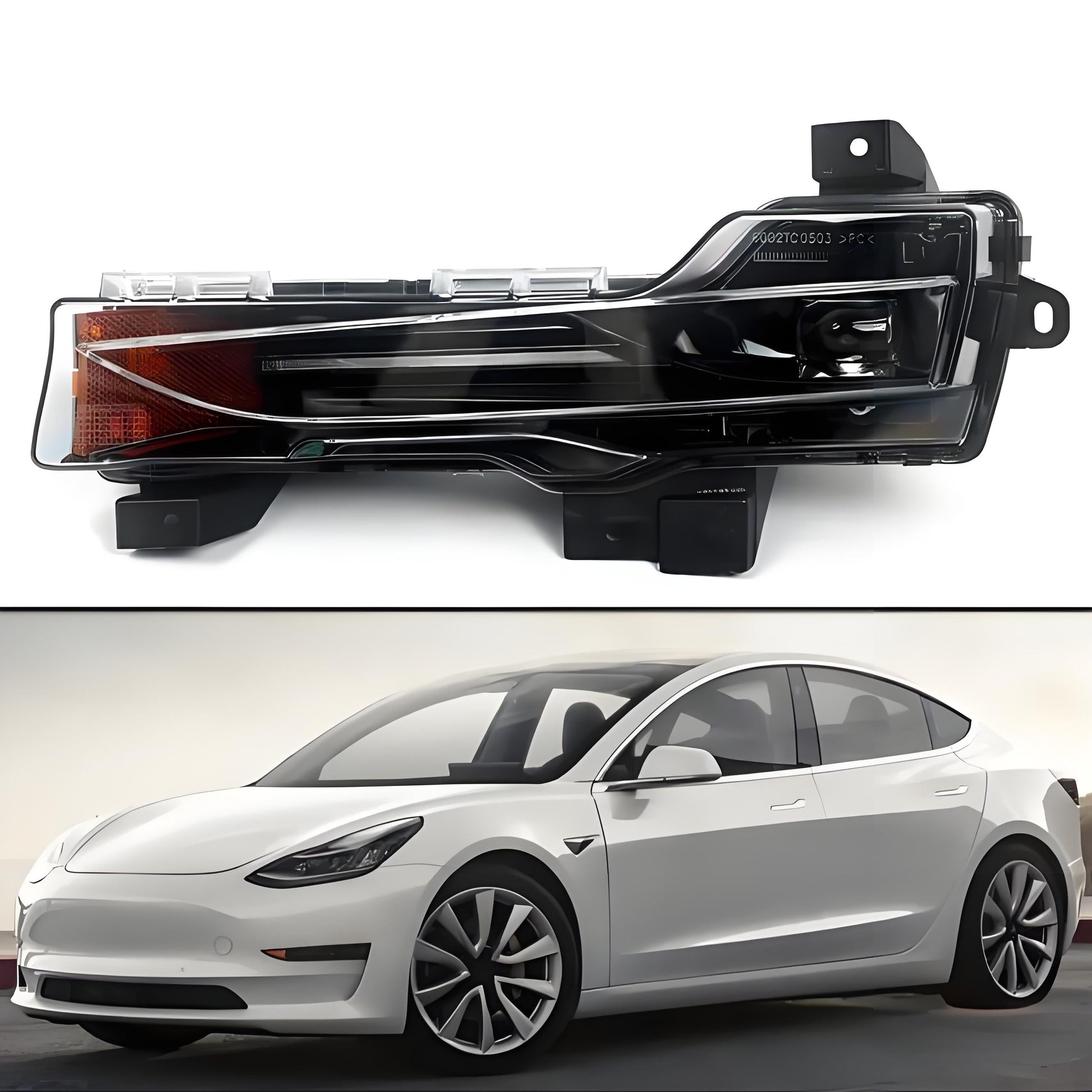 Front Bumper Fog Light For Tesla Model 3/Y 【US Version】 - Tesery Official Store
