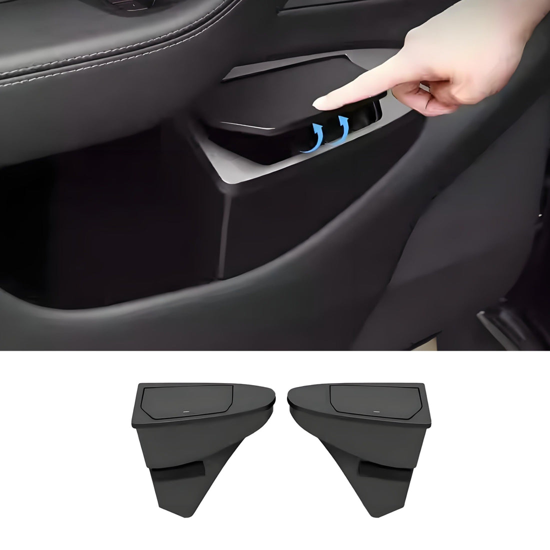 Front Door Trash Can Organizer for Tesla Model Y Juniper (2PCS) - Tesery Official Store