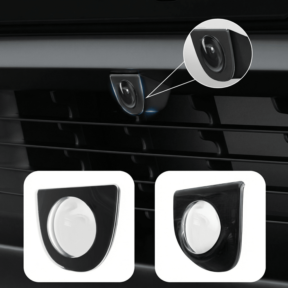 Front & Rear Camera Lens Protective Covers for Model Y Juniper 2025.03+ | Protection & Anti - Glare Vision Guard - Tesery Official Store