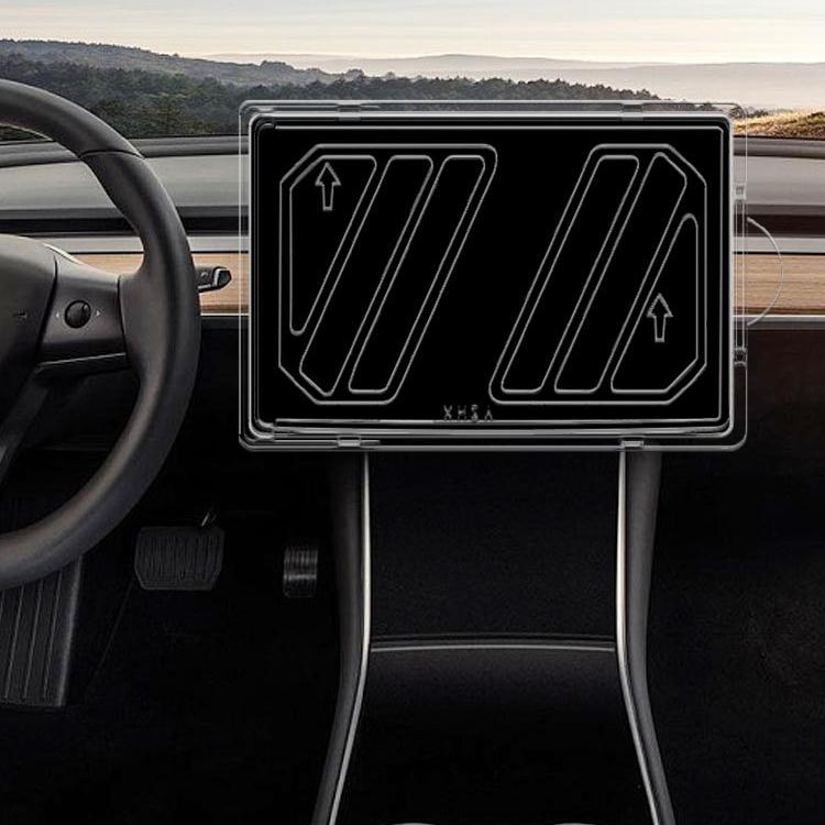 Front & Rear Display Tempered Glass Screen Protector for Model Y Juniper / 3 Highland - Tesery Official Store