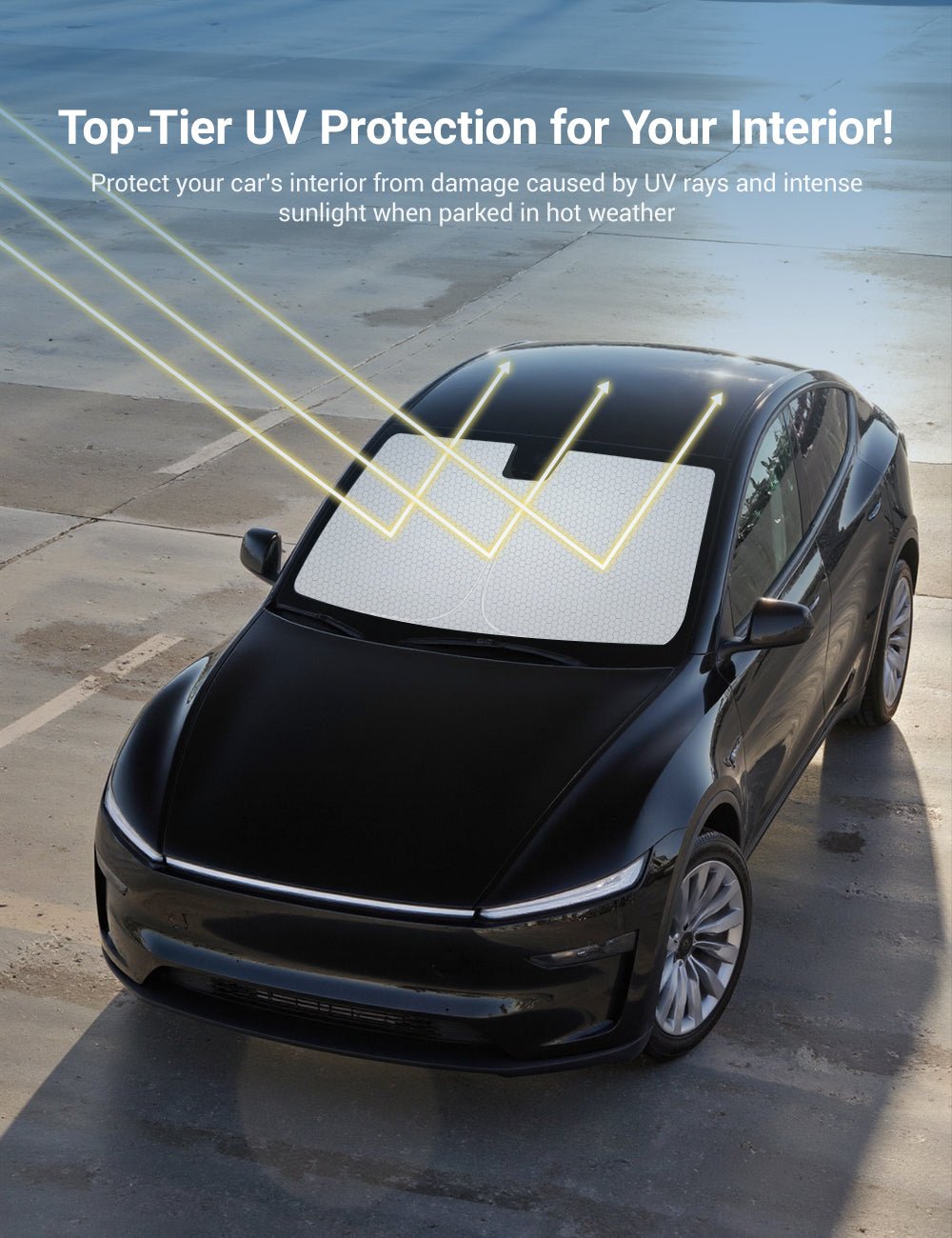 Front Windshield Sunshade for Tesla Model 3 / New Model Y - Tesery Official Store