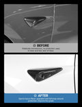 Full Side Camera Covers for Tesla Model 3 / Y - Carbon Fiber Exterior Mods - Tesery Official Store