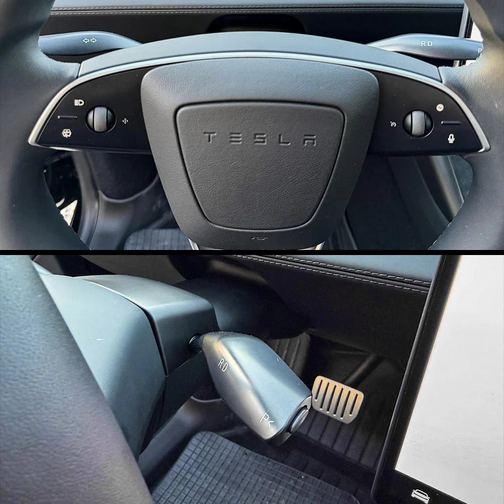 Gear Selector & Turn Signal Lever Stalk Upgrade Kit for Model 3 Highland & Model Y Juniper - Tesery Official Store