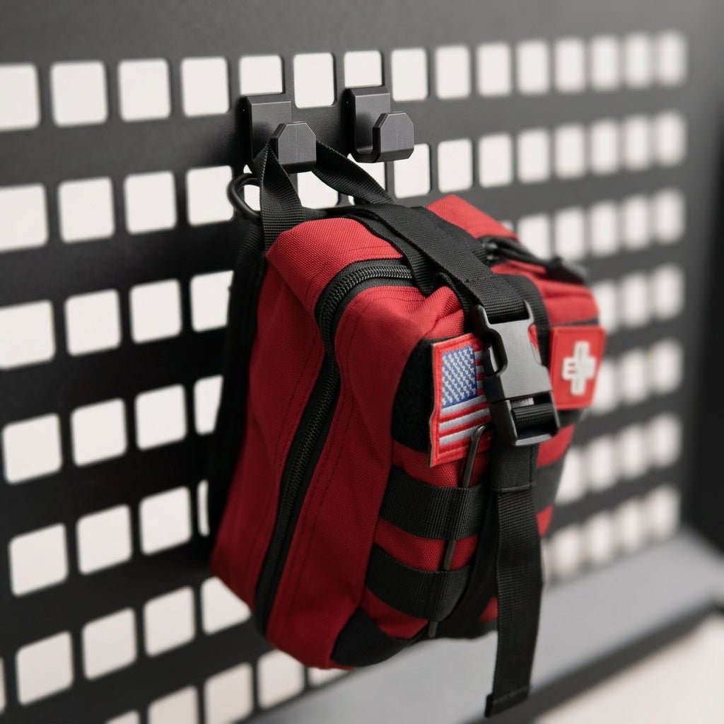 Heavy - Duty Molle Hooks for Cybertruck Vault (4 PCS) | Cargo Divider - Tesery Official Store