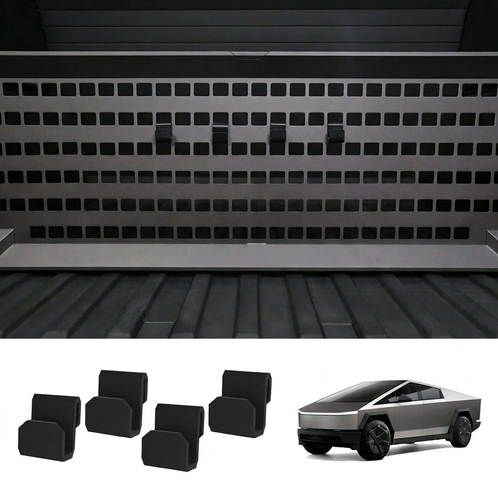 Heavy - Duty Molle Hooks for Cybertruck Vault (4 PCS) | Cargo Divider - Tesery Official Store