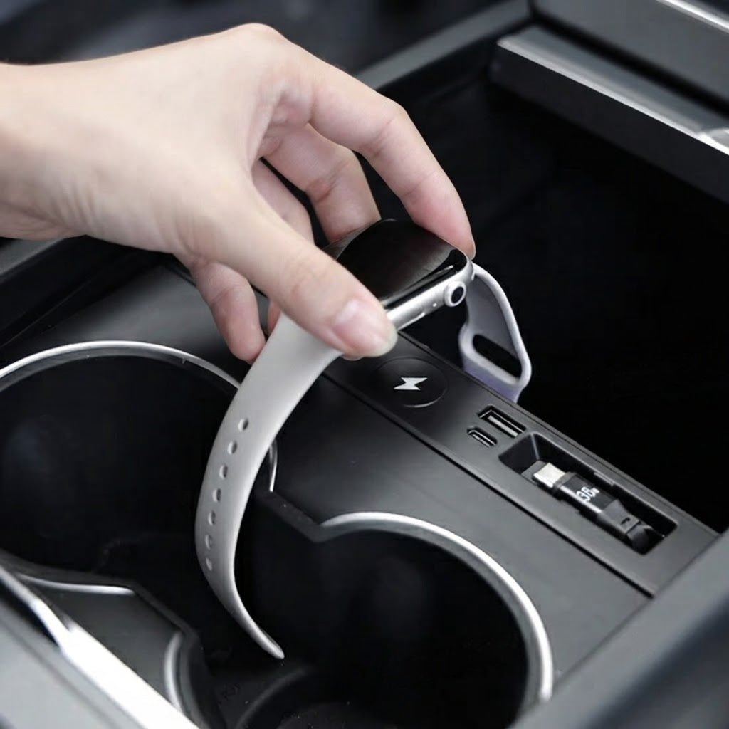 Hidden USB HUB for Model YL – Features Apple Watch Fast Charging - Tesery Official Store