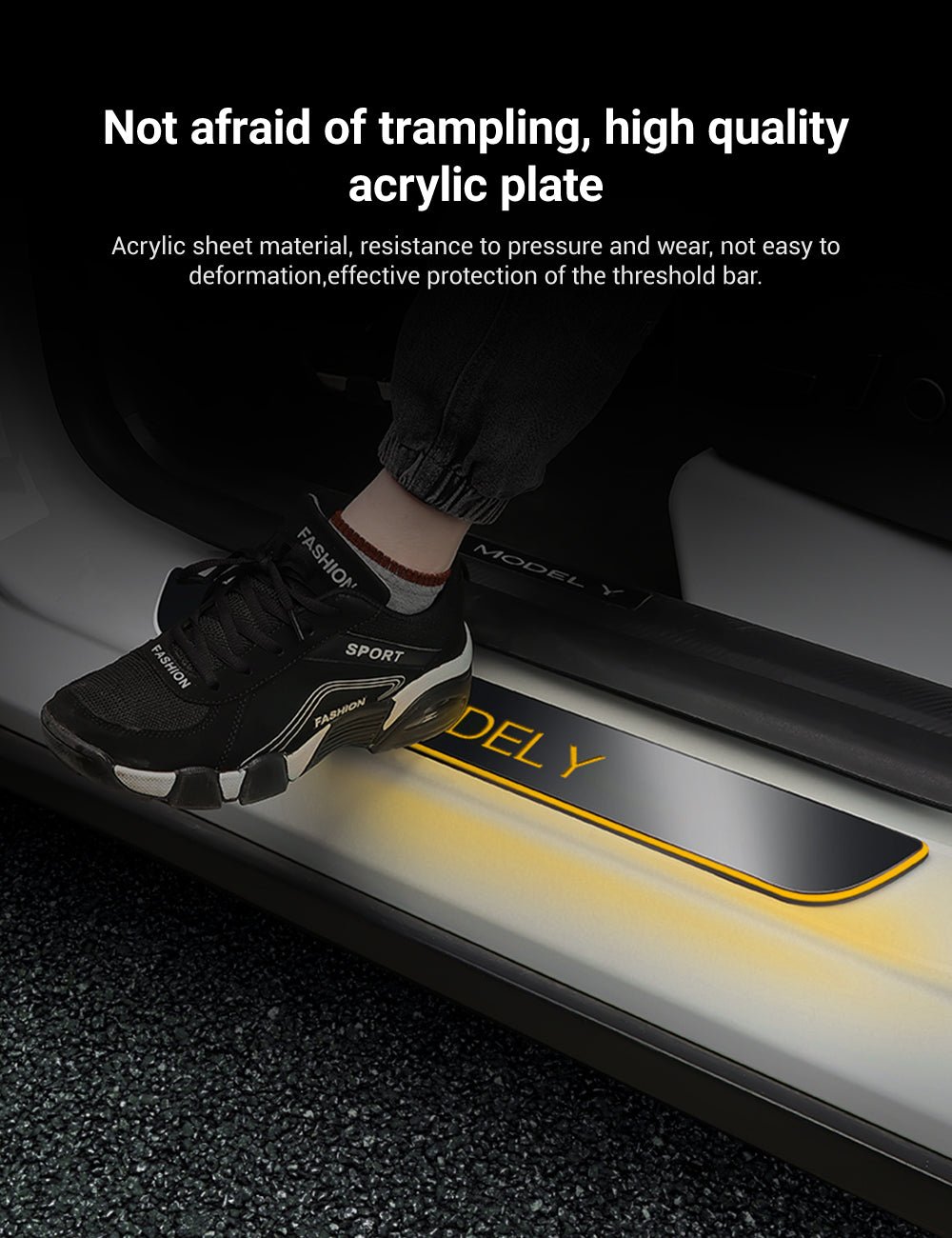 LED Colorful Lights illuminated Door Sills for Tesla Model Y/3/S/X - Tesery Official Store