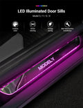 LED Colorful Lights illuminated Door Sills for Tesla Model Y/3/S/X - Tesery Official Store