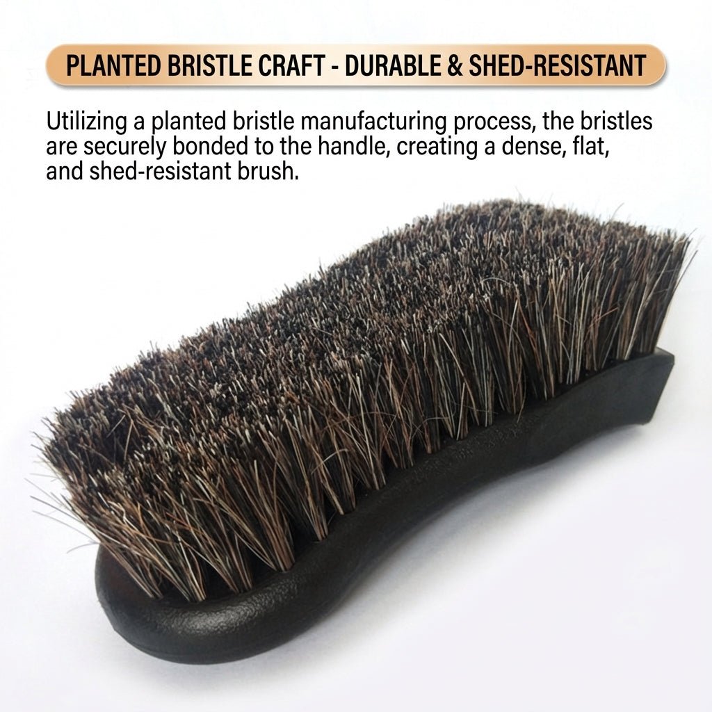 Long Bristle Horse Hair Leather Cleaning Brush for Tesla Interior | 1PCS - Tesery Official Store