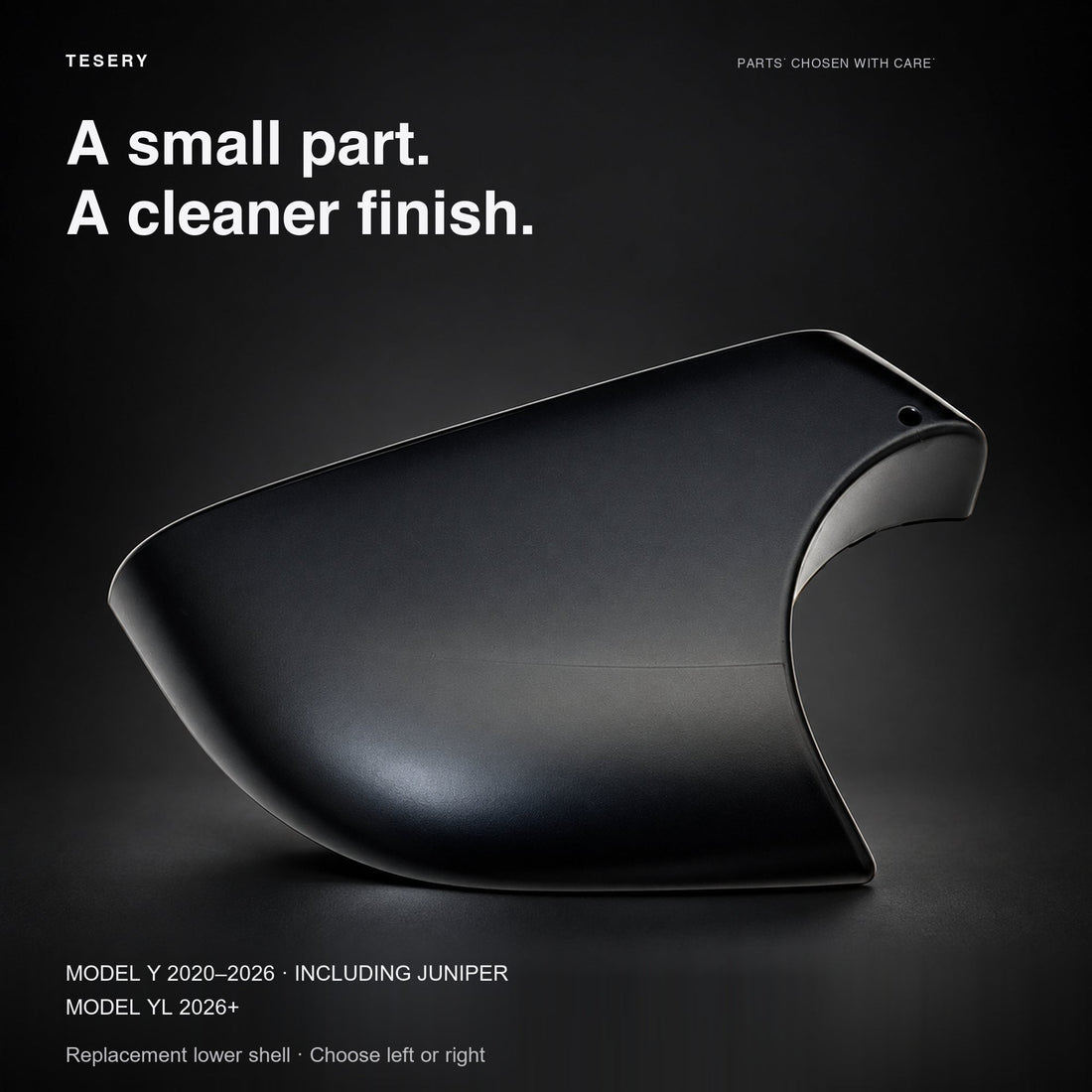 Lower Mirror Cover for Tesla Model Y / YL - Tesery Official Store