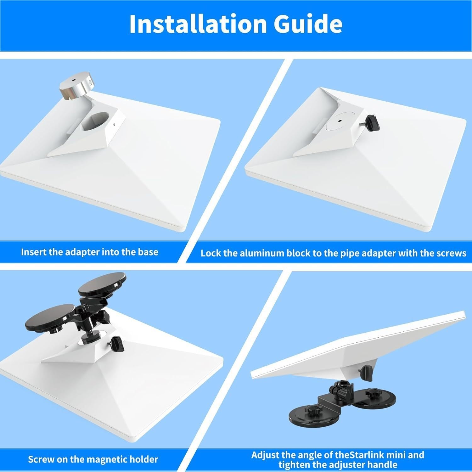 Magnetic Adjustable Mount for Starlink Mini - Tesery Official Store