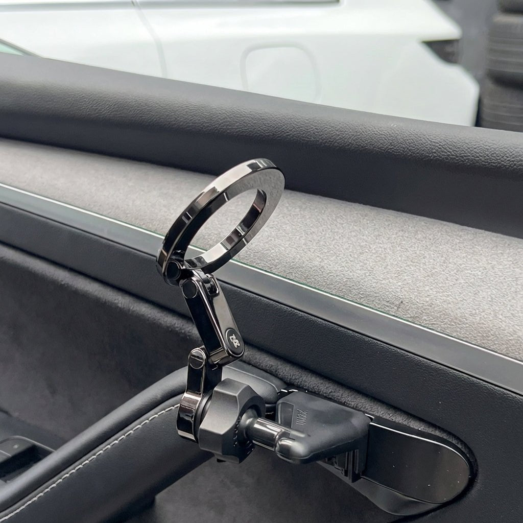 Magnetic Driver Side Door Phone Mount for Tesla Model 3 Highland & Model Y Juniper - Tesery Official Store