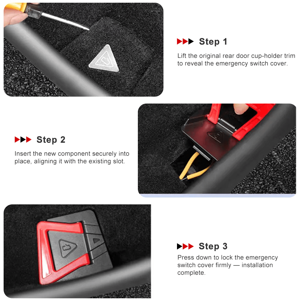 Model Y Juniper Rear Door Emergency Release Pull Handle - Tesery Official Store