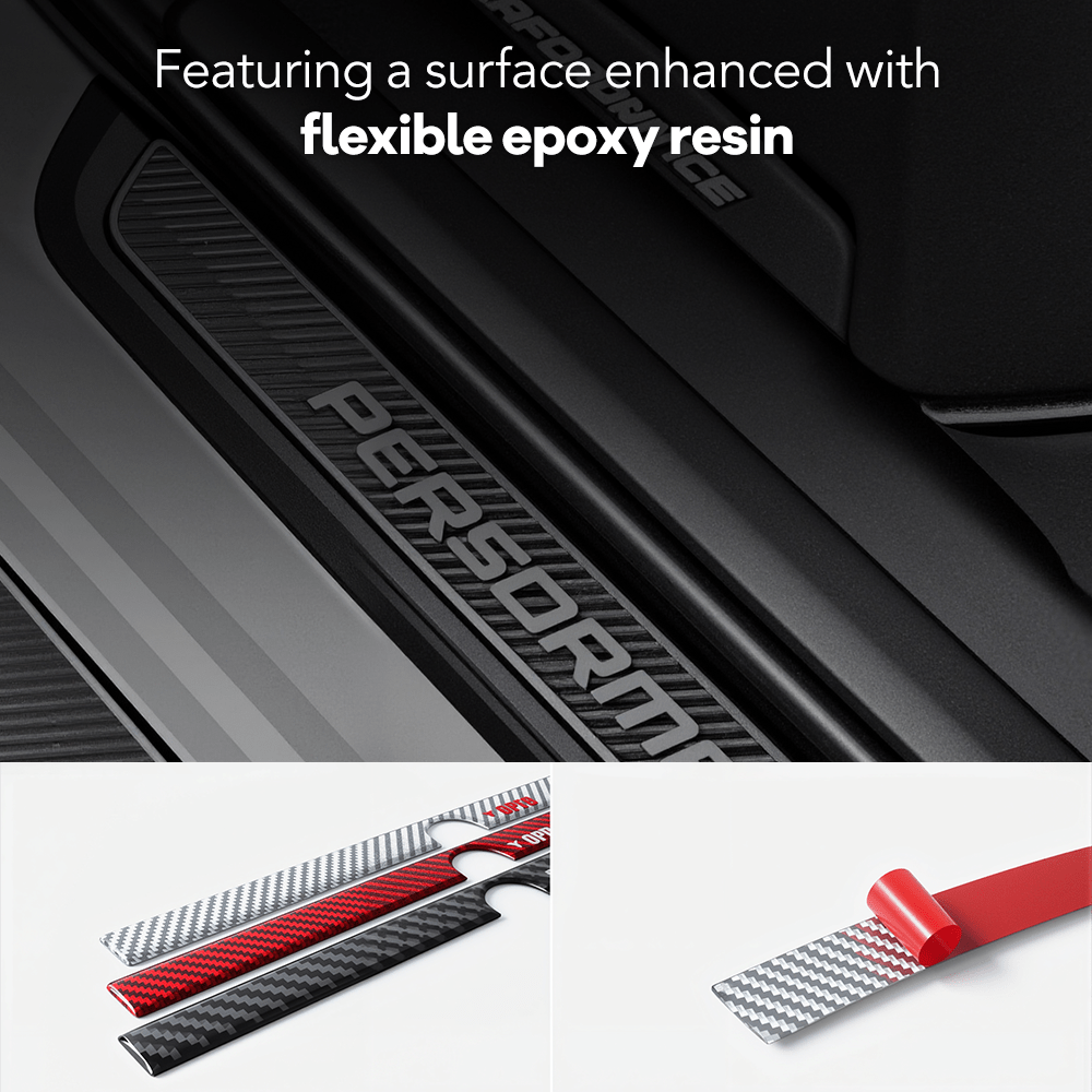 Model Y Juniper Rear Trunk Button Sticker | Flexible Urethane Carbon Fiber - Tesery Official Store