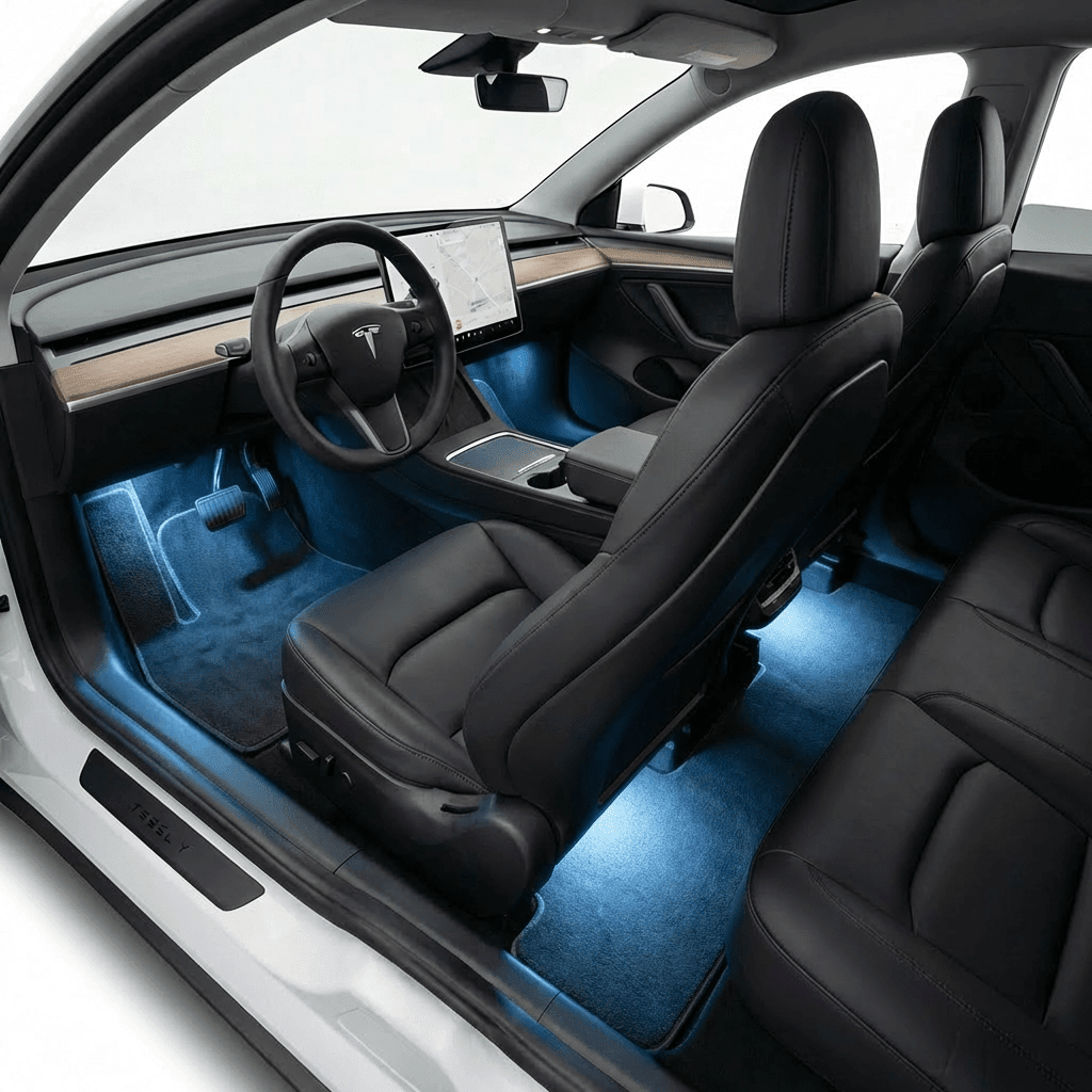 Multi - Color RGB Footwell LED Lights for Model 3/Y/S - Tesery Official Store