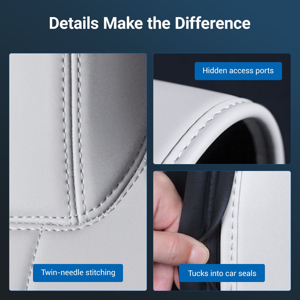 Nappa Leather Trunk Mat for Model Y Juniper (7 PCS) - Tesery Official Store