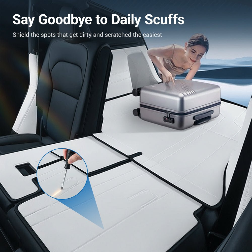 Nappa Leather Trunk Mat for Model Y Juniper (7 PCS) - Tesery Official Store