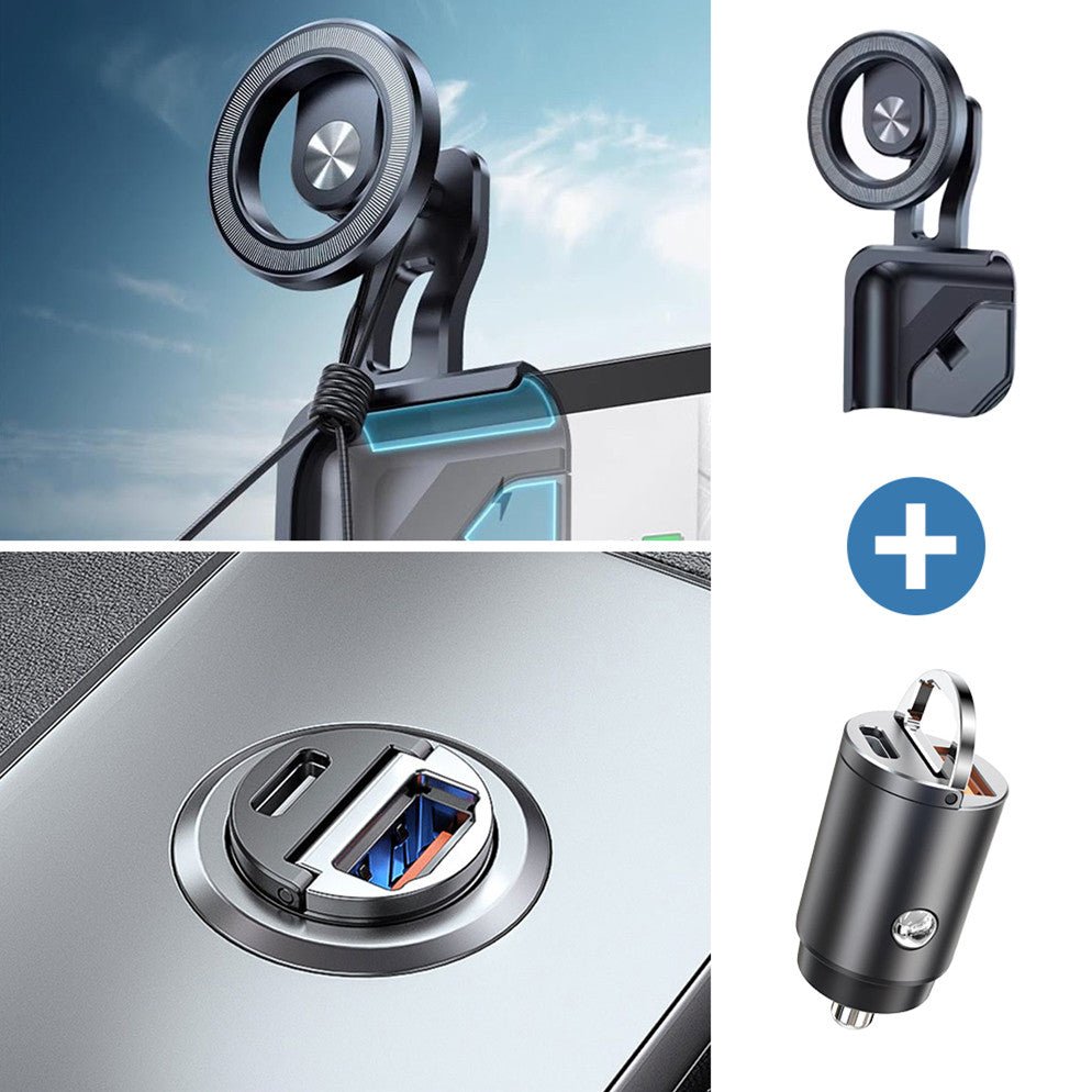 Phone Holder & 12V Adapter for Model 3/Y - Tesery Official Store