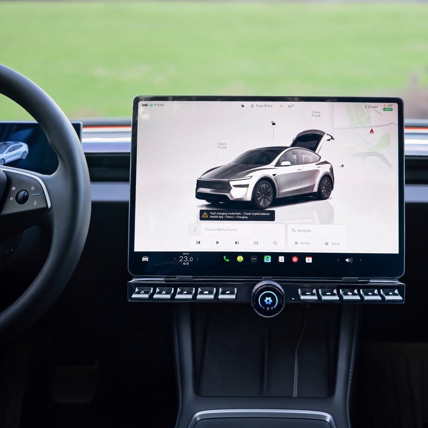 Physical Buttons Dashboard Control Panel for Model 3 / Y | Smart Rotary - Tesery Official Store