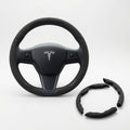 Premium Alcantara Anti-Slip Steering Wheel Cover for Model Y / Model 3 (3-Piece Set) - Tesery Official Store