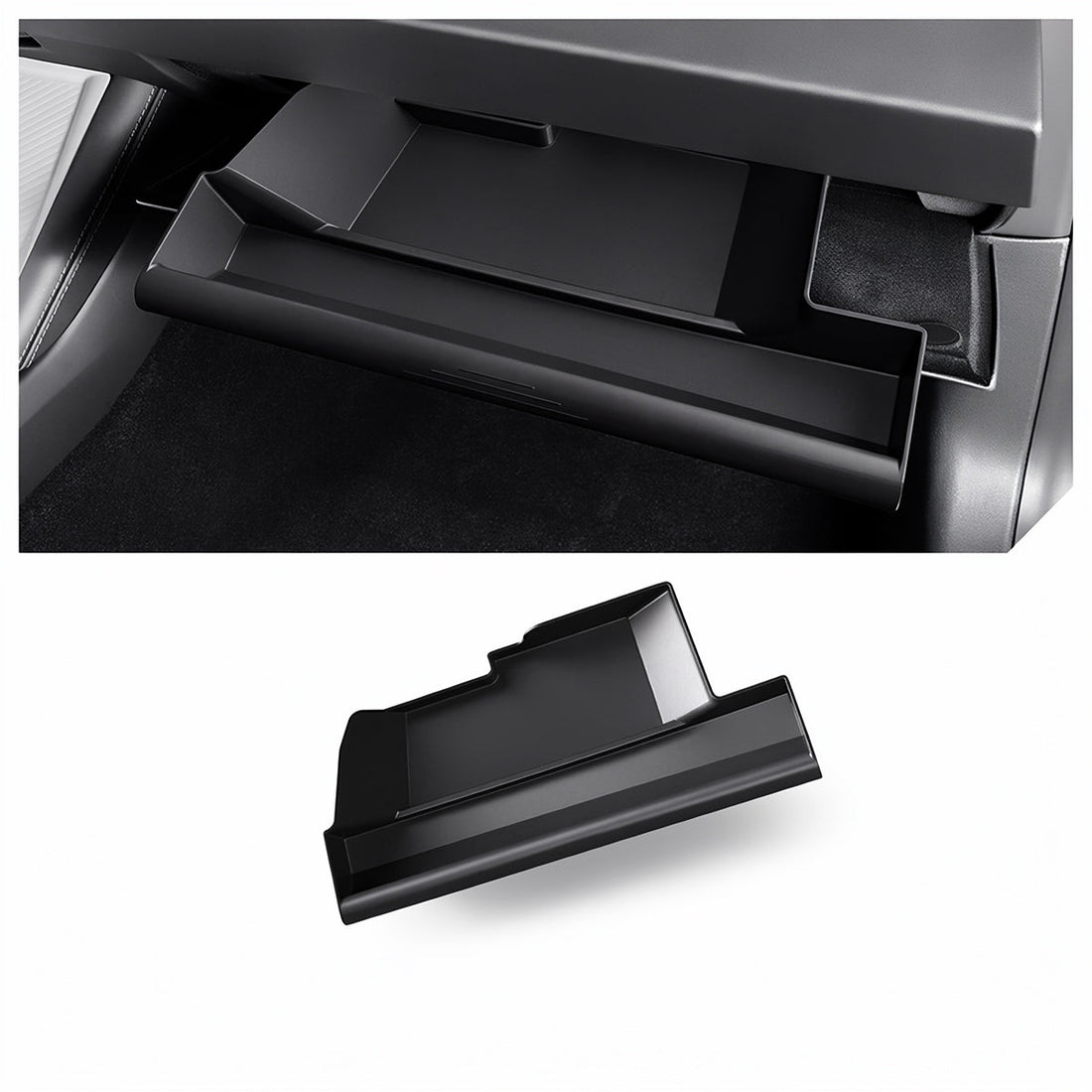 Push - Pull Glovebox Storage Case for Tesla Model 3 Highland / Model Y Juniper / YL (LHD) - Tesery Official Store