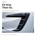 Real Carbon Fiber Front Intake Air Blades Trim for Model 3 Highland Performance 2024+ - Tesery Official Store