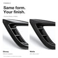 Real Carbon Fiber Front Intake Air Blades Trim for Model 3 Highland Performance 2024+ - Tesery Official Store