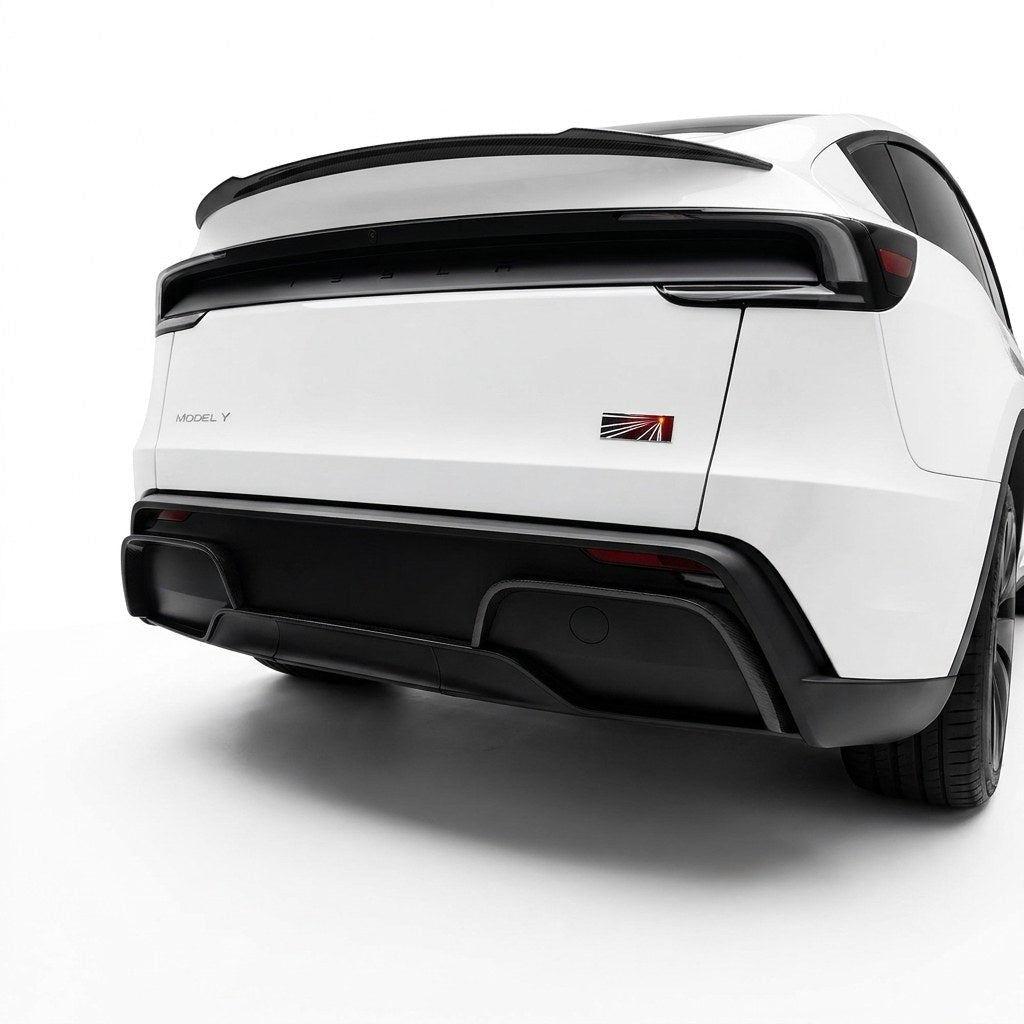 Real Carbon Fiber Rear Diffuser Bumper Trim for Model Y Juniper - Tesery Official Store