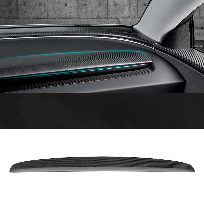Real Dry Carbon Fiber Dash Cover Overlay for Model 3 Highalnd & New Model Y - Tesery Official Store