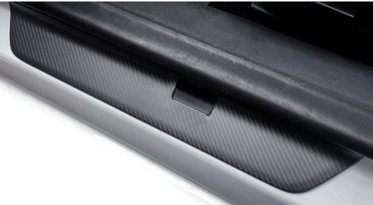 Real Dry Carbon Fiber Door Sill Strip Overlay for Model 3/Y - Tesery Official Store