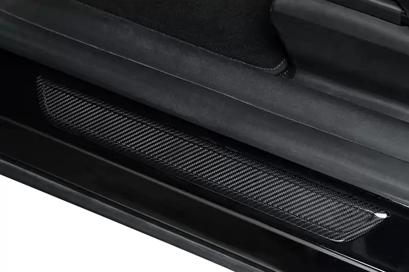 Real Dry Carbon Fiber Door Sill Strip Overlay for Model 3/Y - Tesery Official Store