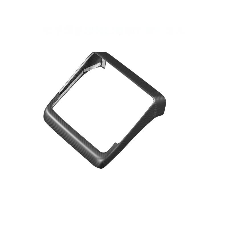 Real Dry Carbon Fiber Rear Screen Trim Frame Overlay for Model 3 Highland & New Model Y - Tesery Official Store