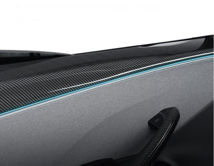 Real Dry Carbon Fiber Upper Door Trim Panel Overlay for Model 3 Highland & New Model Y - Tesery Official Store