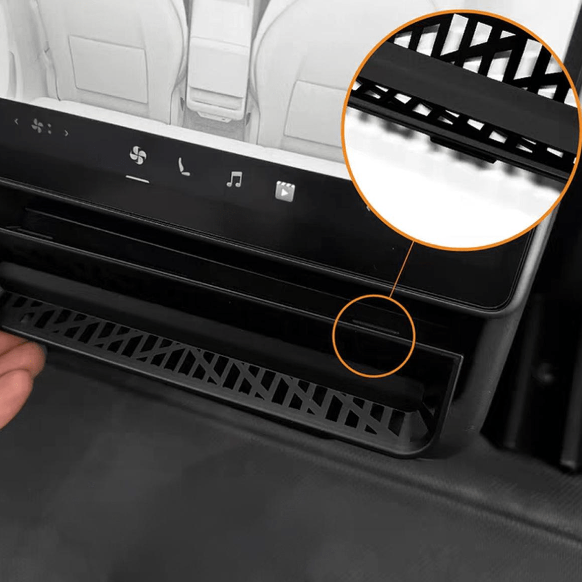 Rear Air Vent Screen Protector Frame for Tesla Model 3 Highland & Model Y Juniper - Tesery Official Store