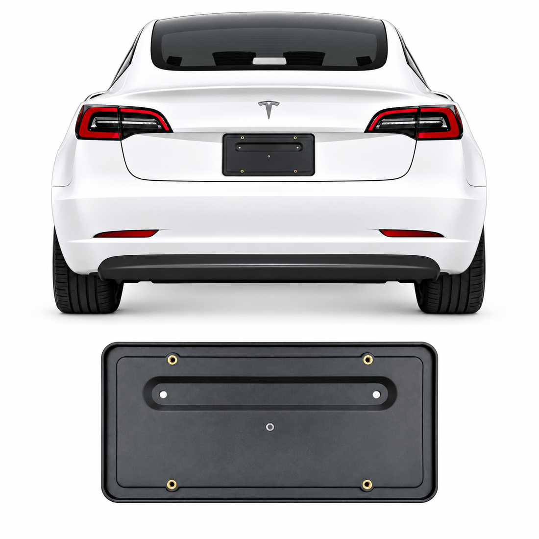 Rear License Plate Bracket for Tesla Model 3/Y | US & EU - Tesery Official Store