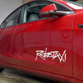 Reflective Robotaxi Decal | Tesla Body & Window Waterproof PVC Sticker - Tesery Official Store