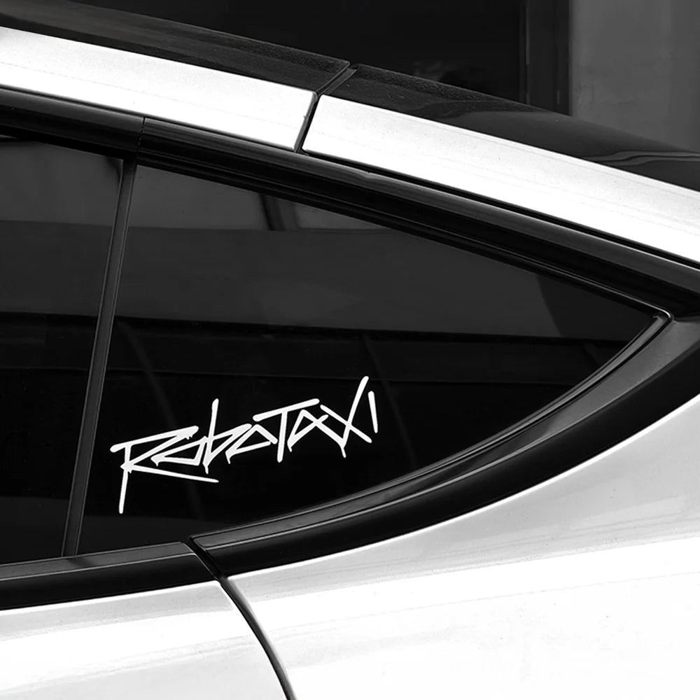 Reflective Robotaxi Decal | Tesla Body & Window Waterproof PVC Sticker - Tesery Official Store