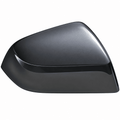 Opposite-side dark gray mirror cover shell displayed on white.