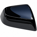 Opposite-side glossy black mirror cover shell shown at an angle on white.