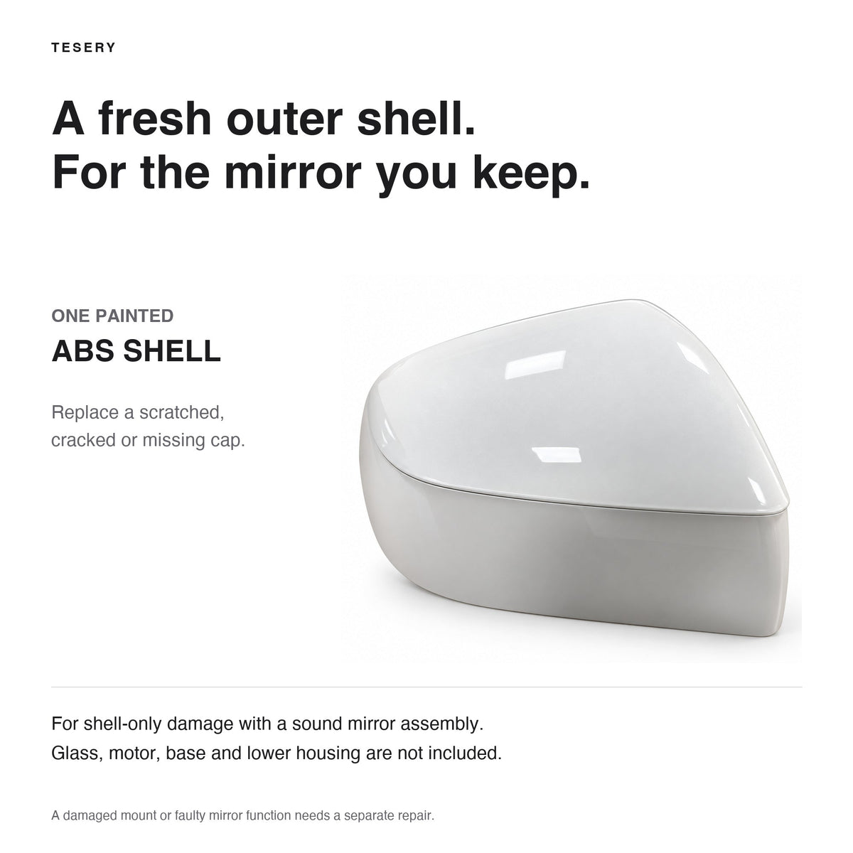 Replacement Mirror Cover for Tesla Model Y Juniper & Model YL - Tesery Official Store