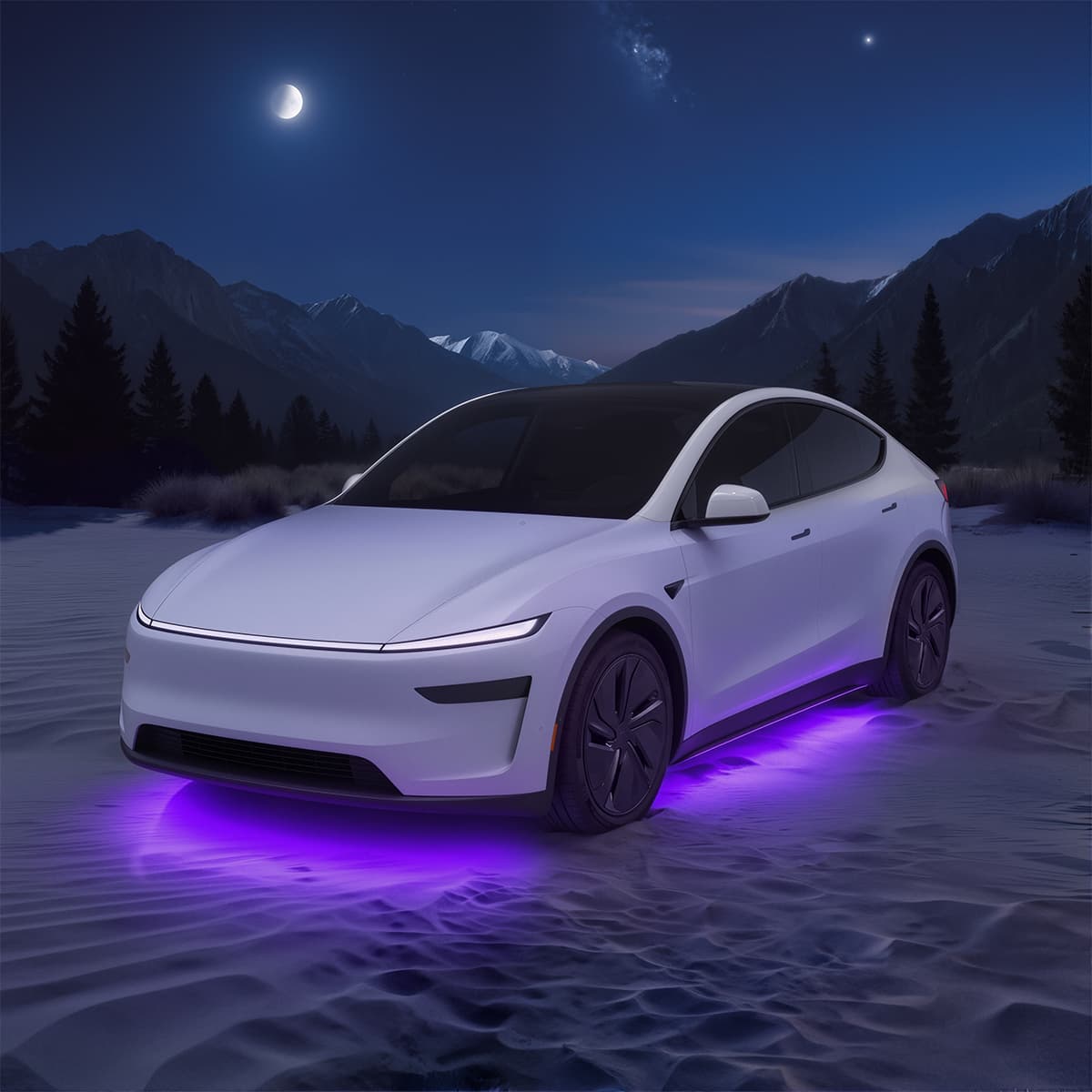 RGB Underglow LED Chassis Ambient Lighting Kit for Model Y Juniper / Model 3 Highland - Tesery Official Store