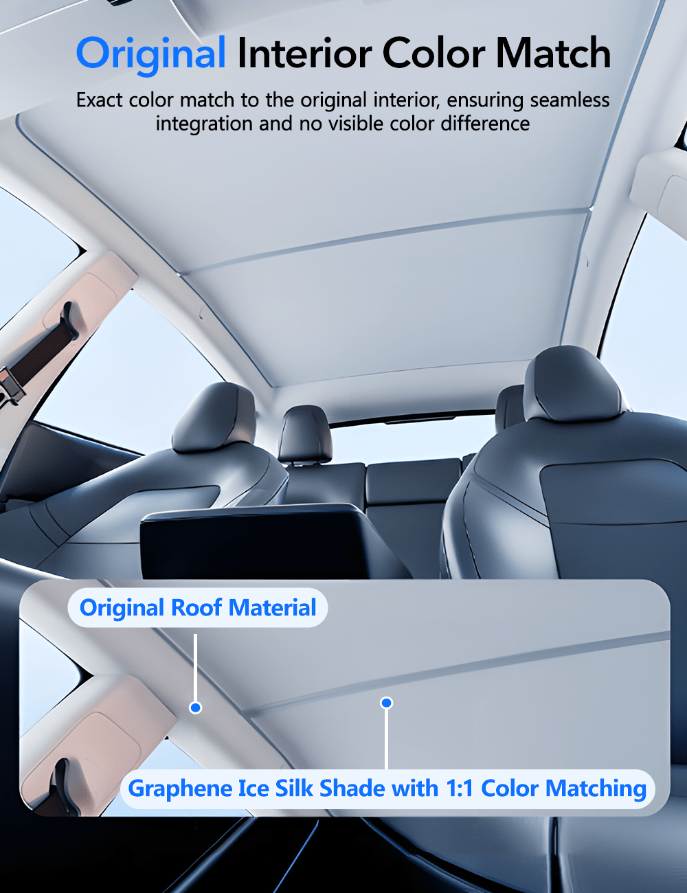 Roof Shade for Tesla Model Y - Tesery Official Store