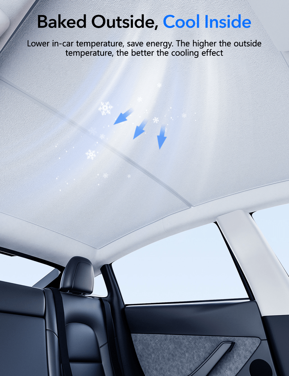 Roof Shade for Tesla Model Y - Tesery Official Store